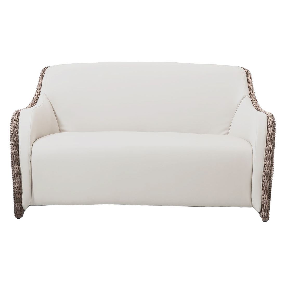 Domus Ventures Luxor Gartenloungesofa Halbrundgeflecht/MarinaPlus