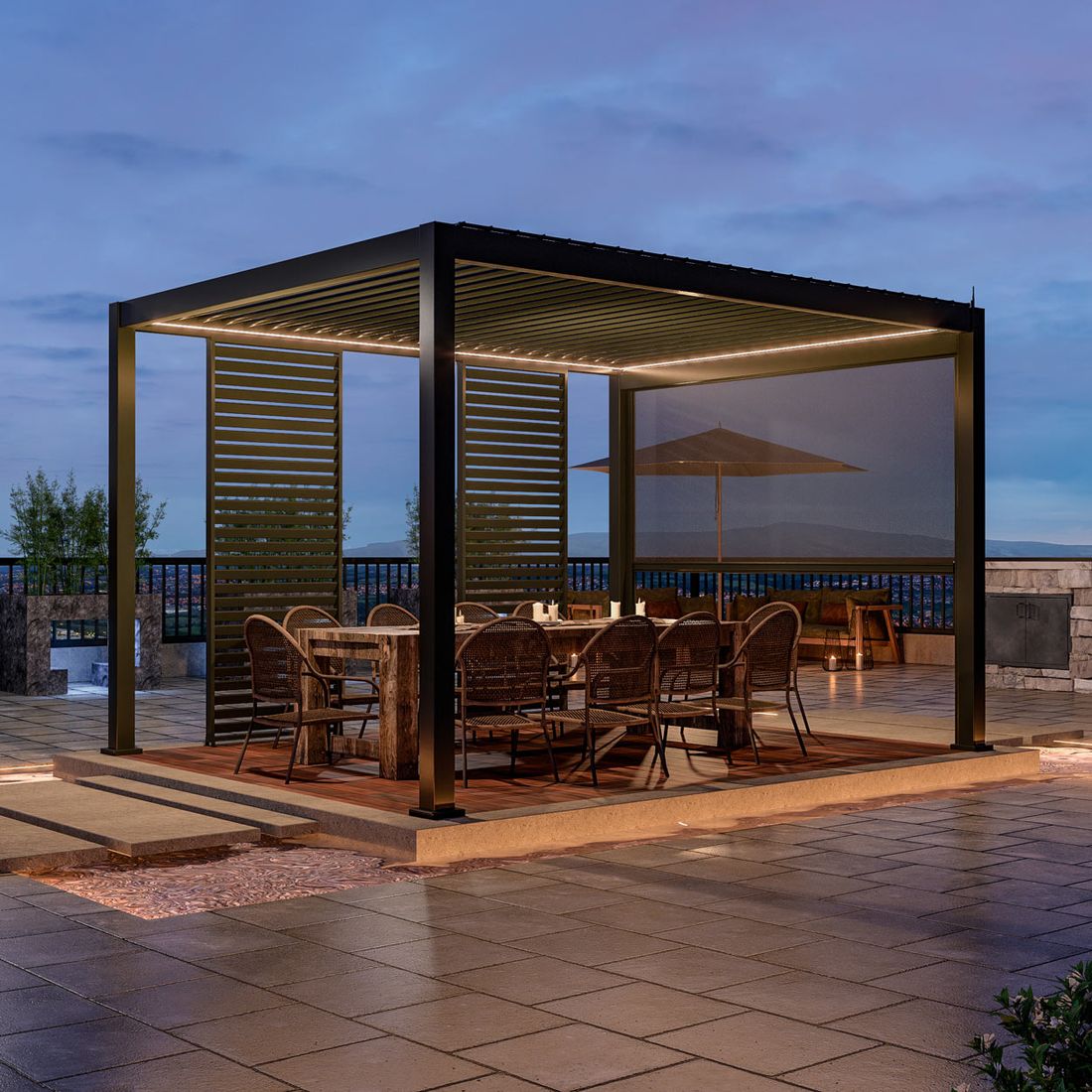 Mirador Deluxe e-Motion Gartenpergola