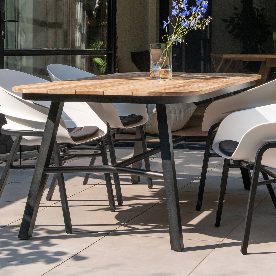Hartman Tubb Gartentisch Aluminium/Teak