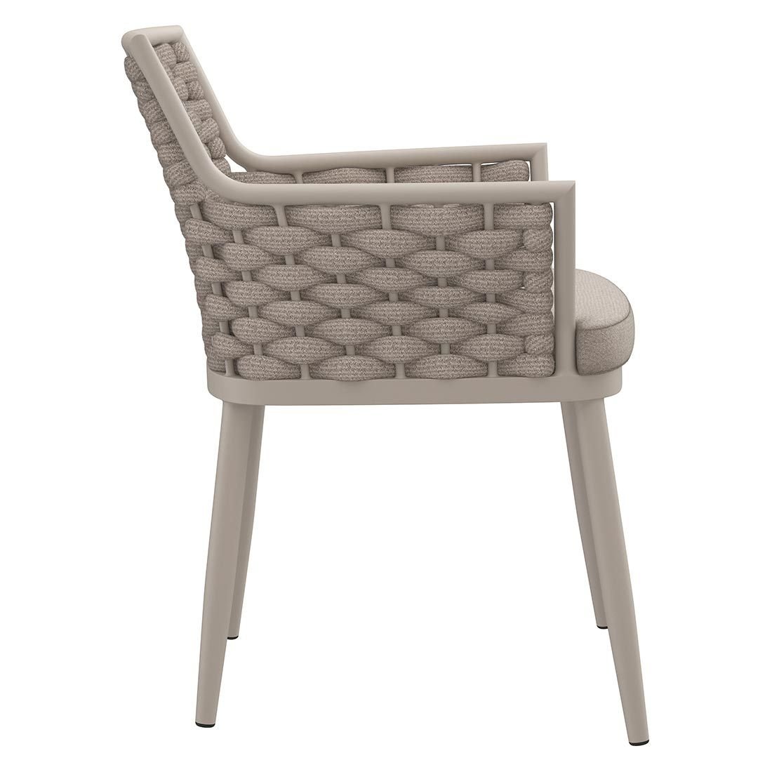 OUTLIV. Leon Diningsessel Aluminium/Rope/Olefin