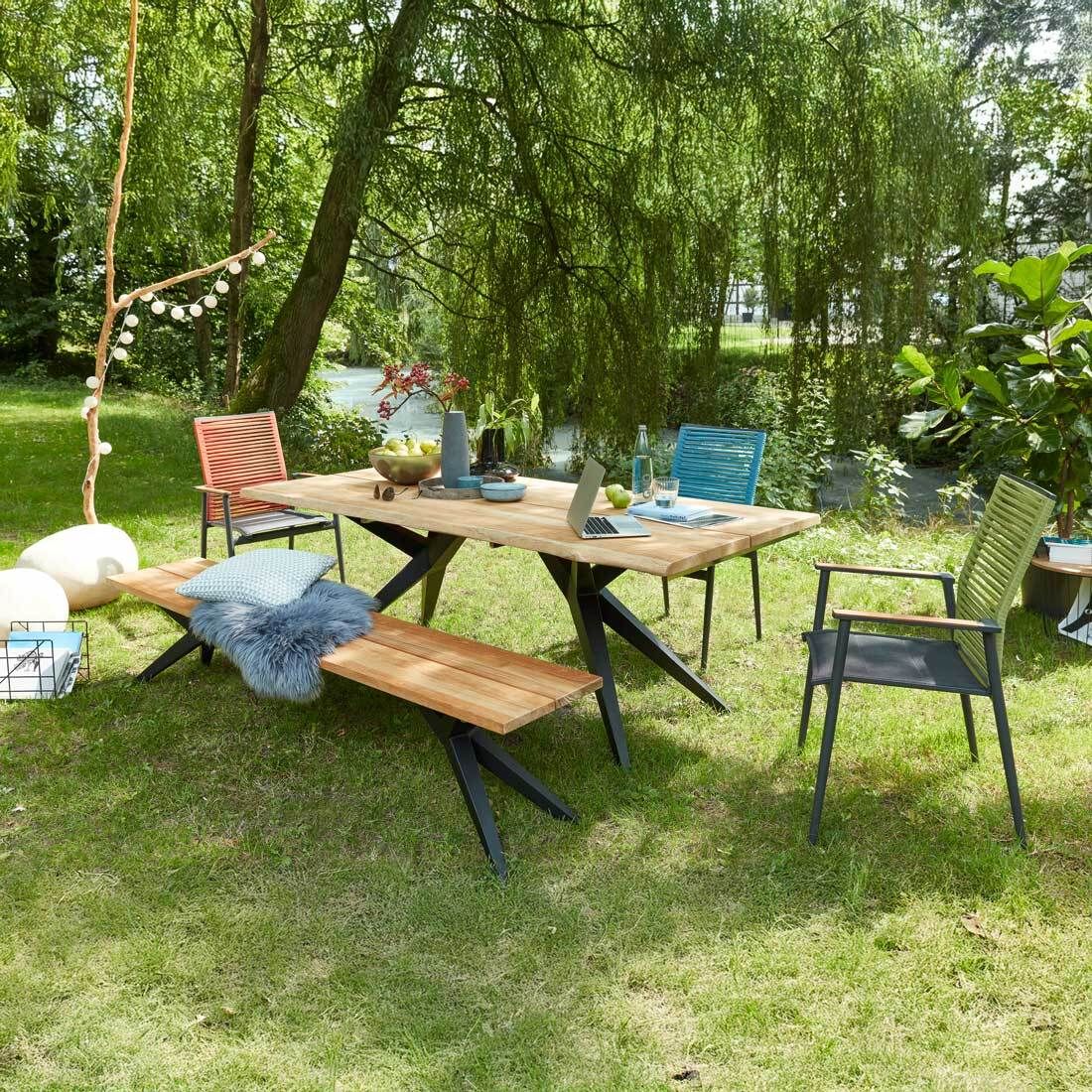 Musterring Amsterdam Gartenmöbel-Set L (6 Plätze) Tisch 220x95cm