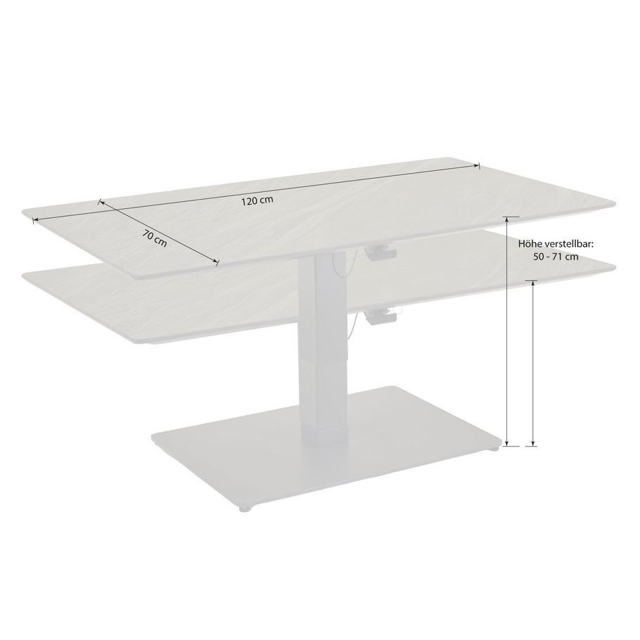 LC Garden Bari Low Dining Dininglounge Tisch 120x70cm Aluminium/Rope/Olefin