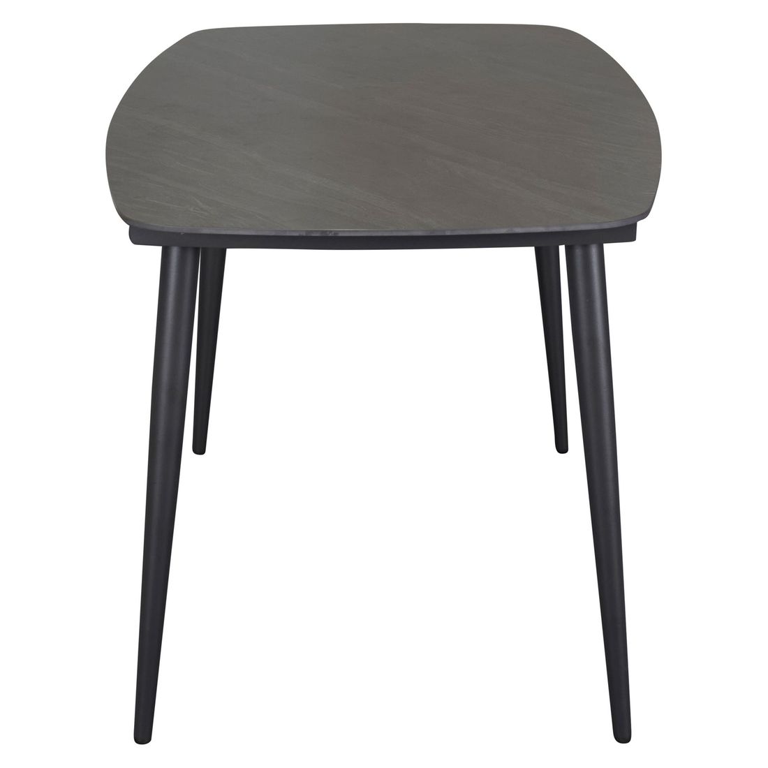 LC Garden Bari Gartentisch 160x90cm Aluminium/Sinterstein