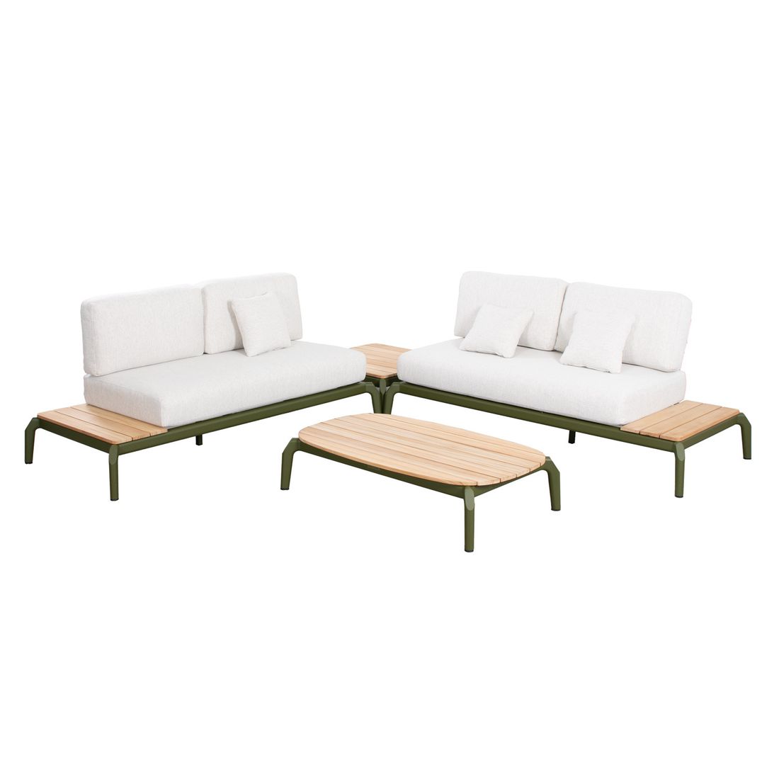 OUTLIV. Olivia Ecklounge inkl. Loungetisch Aluminium/Olefin