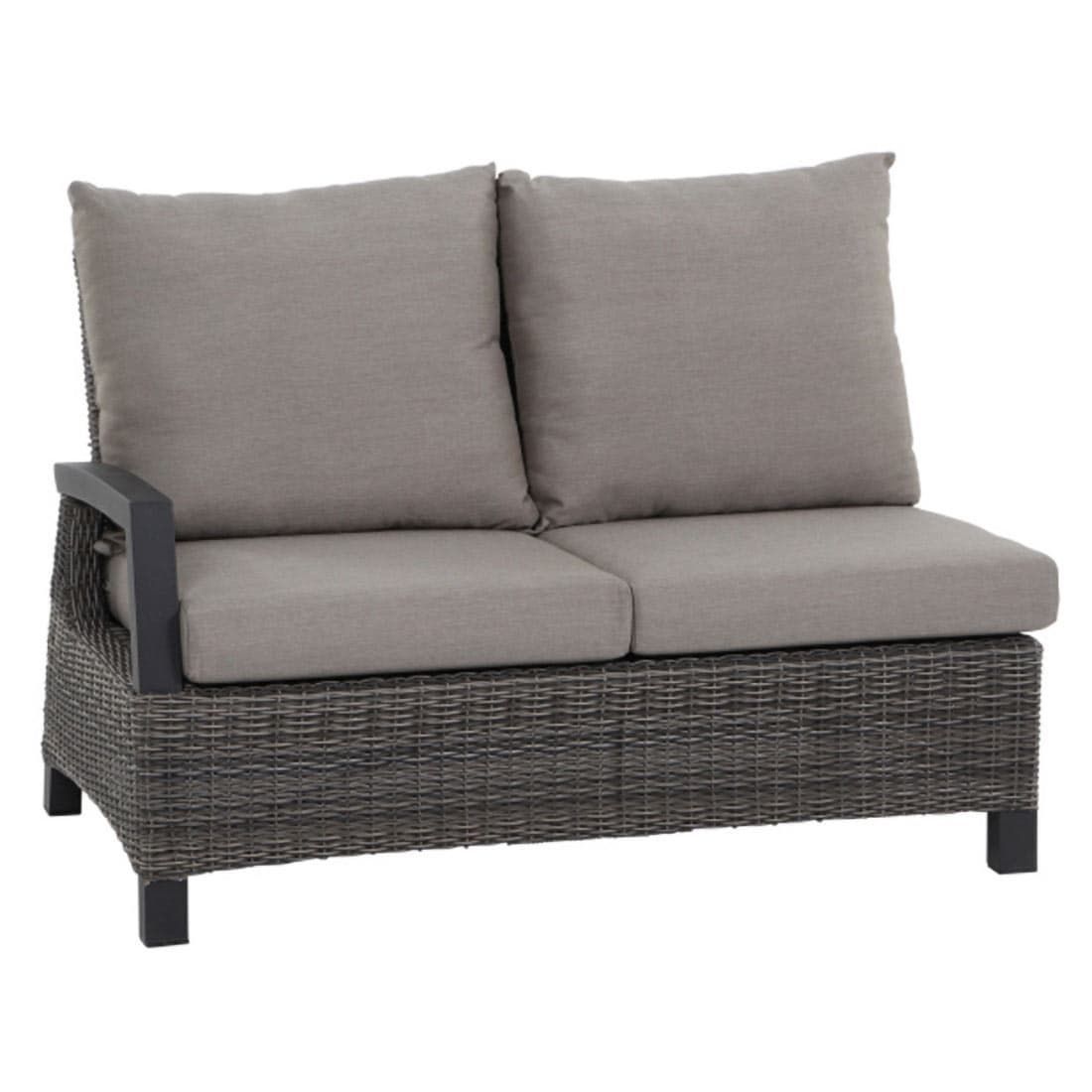 Siena Garden Corido Dininglounge Tisch 130x75cm Gardino-Geflecht/Polypropylen