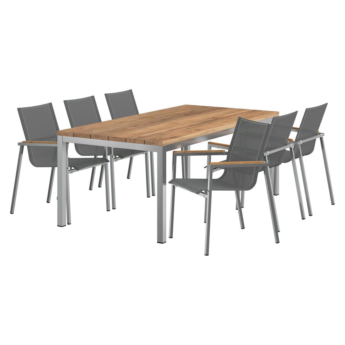 OUTLIV. Rimini Gartenmöbel-Set L (6 Plätze) Tisch 200x100cm
