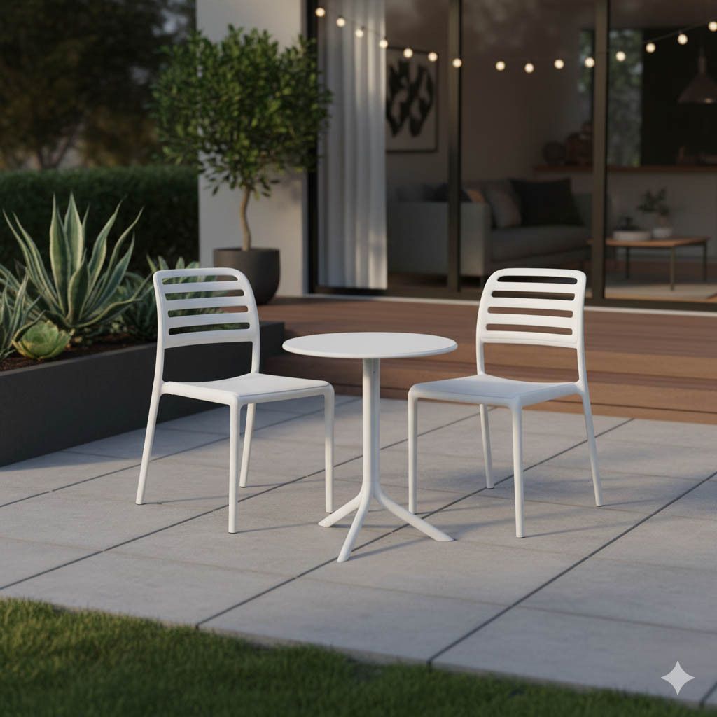 Nardi Costa Gartenmöbel-Set S (2 Plätze) Tisch Ø60,5cm