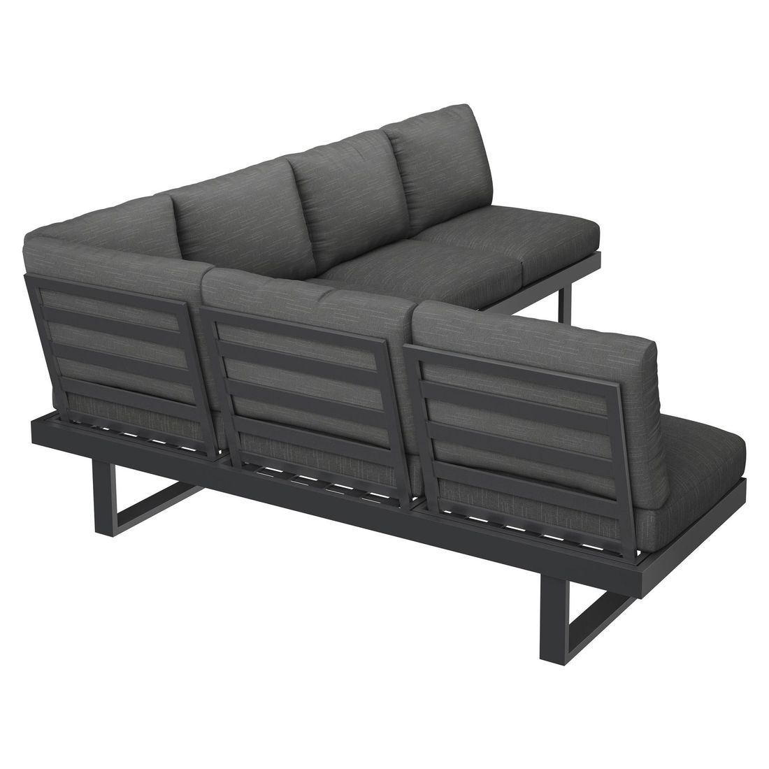 OUTLIV. Atlanta Dininglounge verstellbar Aluminium/Olefin