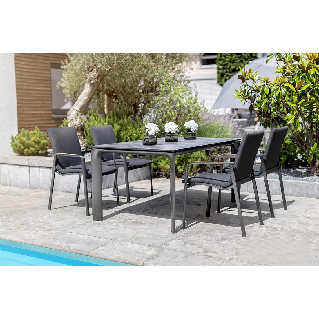 Kettler Diamond Stapelsessel Aluminium/Sunbrella