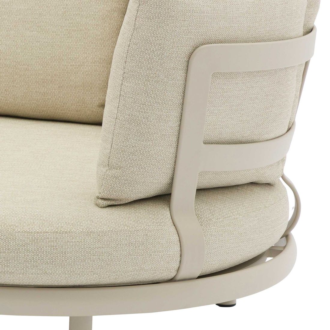 Zebra Wave Loungeset inkl. Loungetisch Aluminium/Sunproof