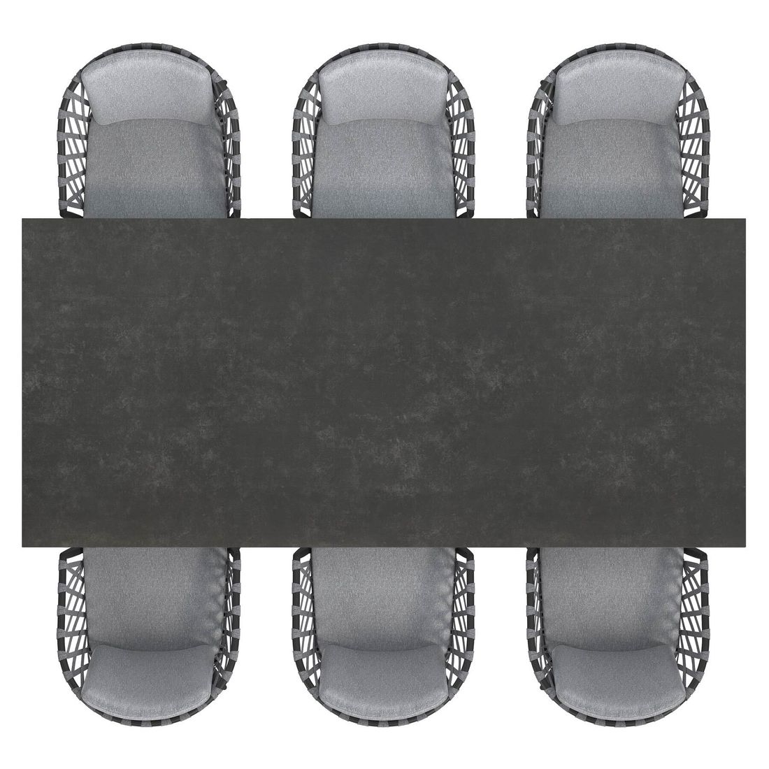OUTLIV. Cairns Gartenmöbel-Set L (6 Plätze) Tisch 220x100cm