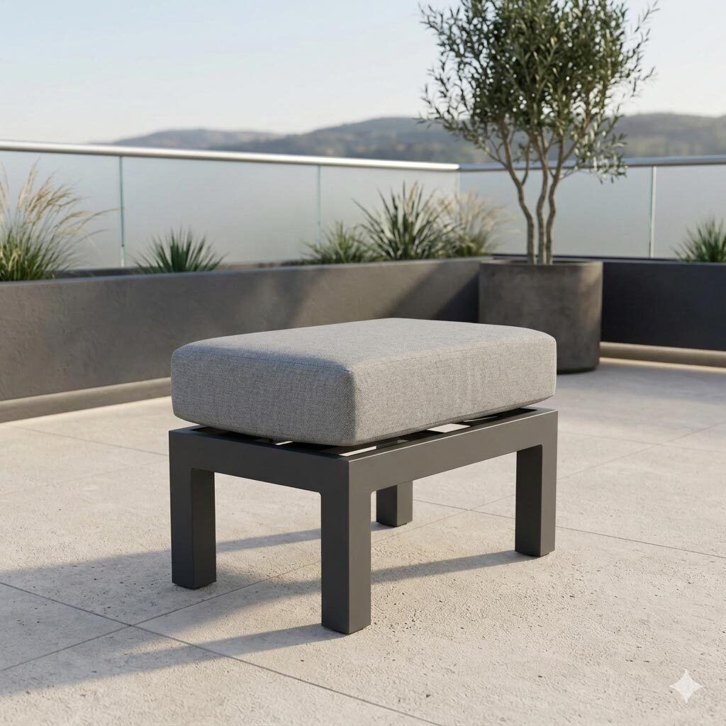 LC Garden Bondino Loungehocker Aluminium/Polyester