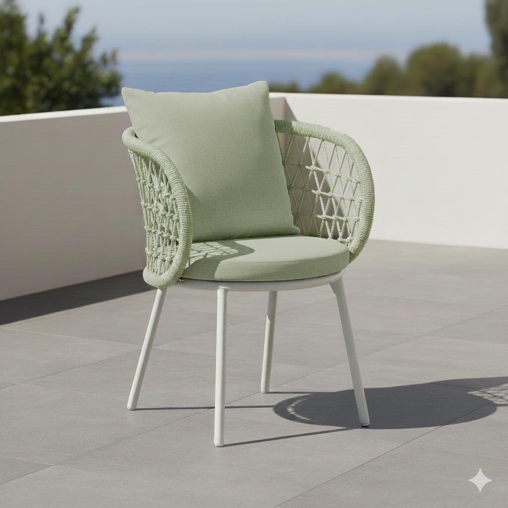 Niehoff Cevio Gartensessel Aluminium mit Sitz- und Rückenkissen