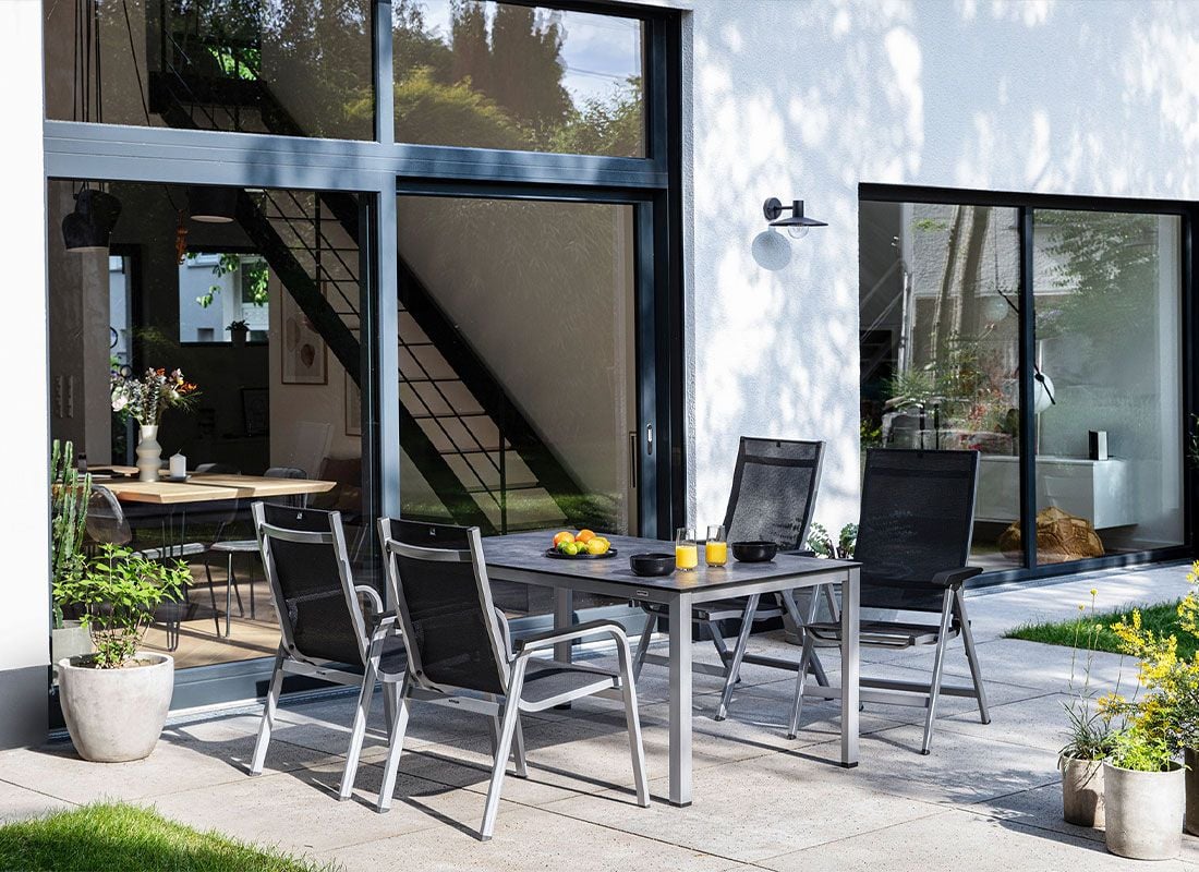 Kettler Basic+ Premium Stapelsessel Aluminium/Textilene