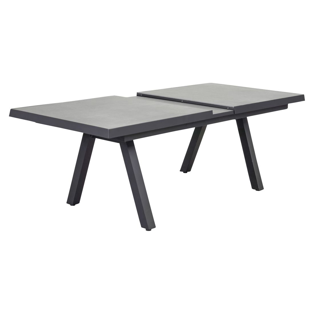 LC Garden Vivera-Stone Ausziehtisch 200/260x100cm Aluminium/Sinterstein