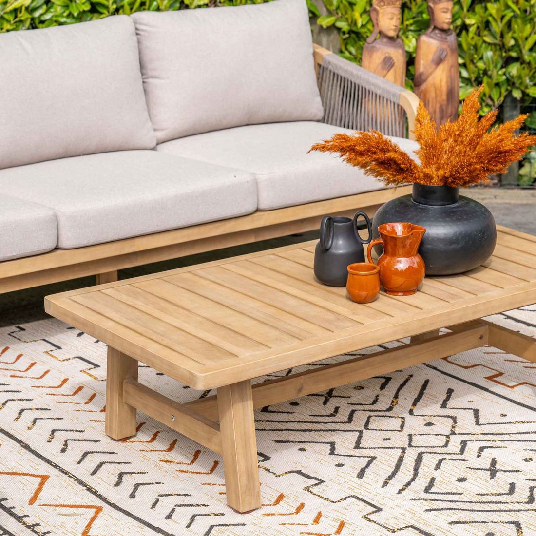 Garden Impressions Santos Loungeset inkl. Loungetisch Akazie/Rope/Polyester