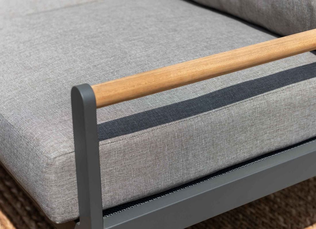 LifestyleGarden Amber Ecklounge inkl. Loungetisch Aluminium/Olefin