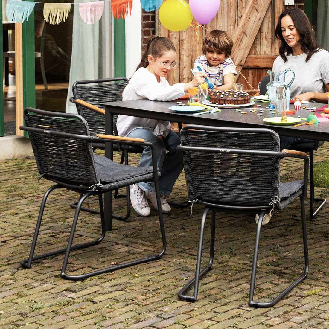 Kettler Gentle Gartensessel Aluminium/Rope