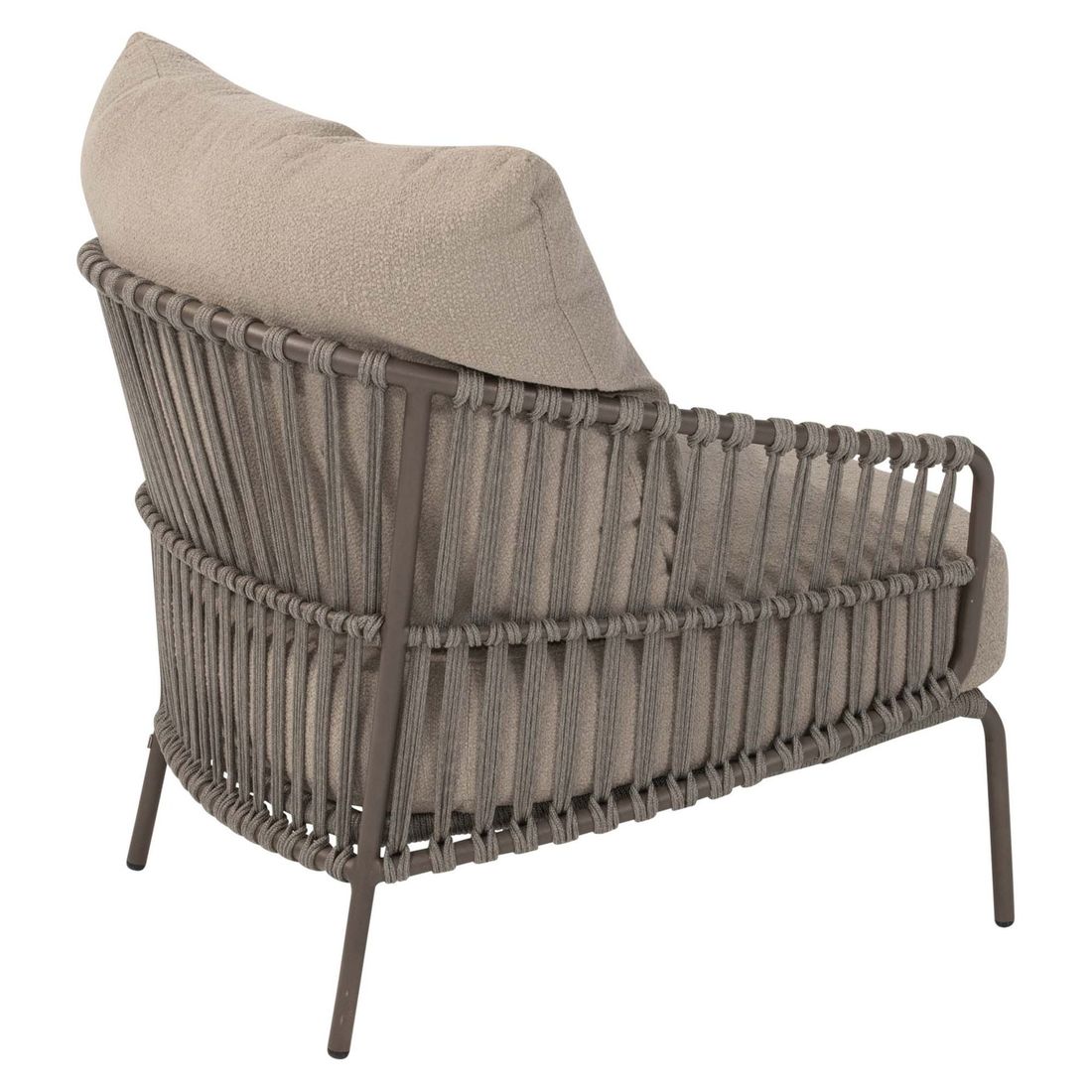 4Seasons Capalbio Loungesessel Edelstahl/Rope/Olefin
