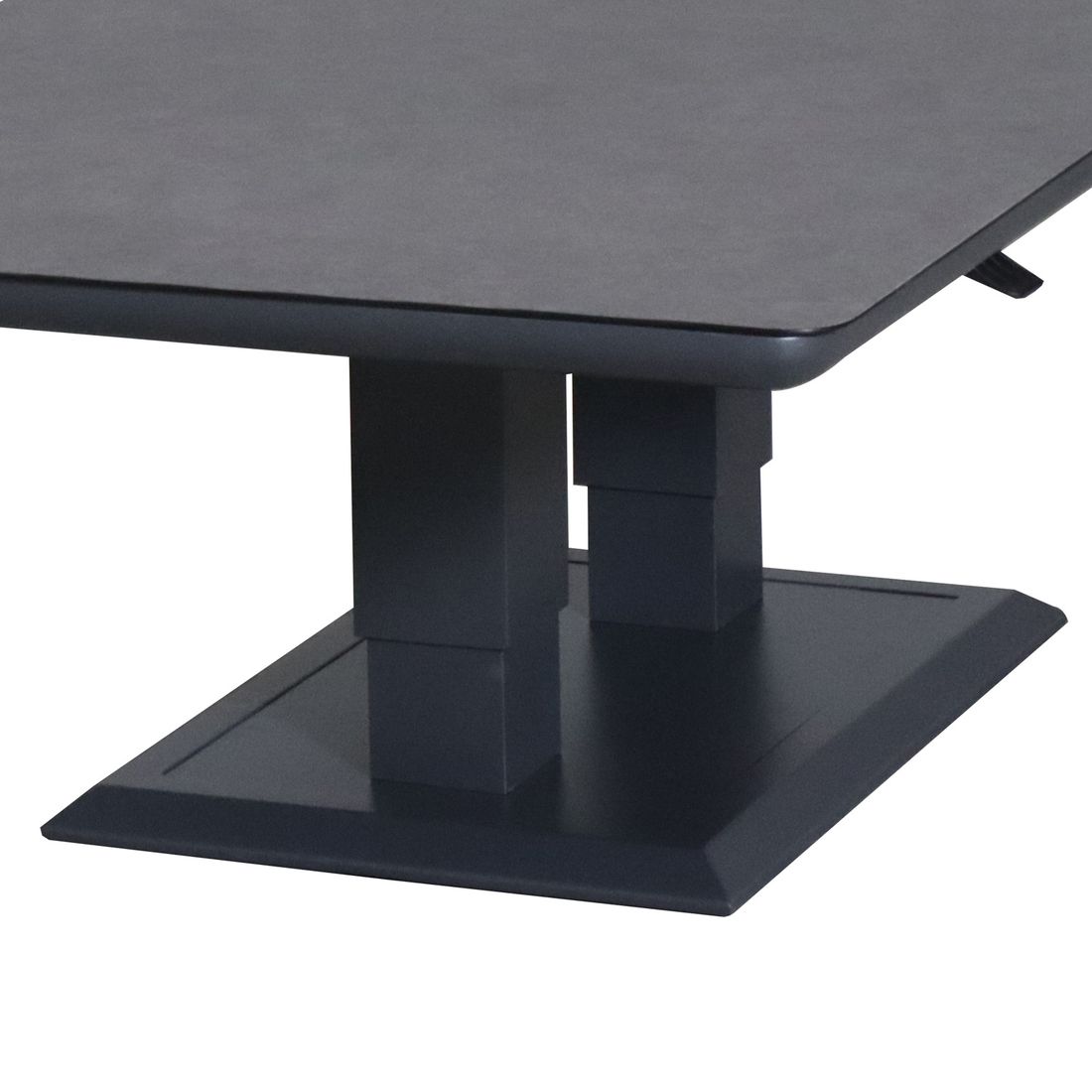 OUTLIV. Allround Gartentisch 150x90cm Aluminium/Glas