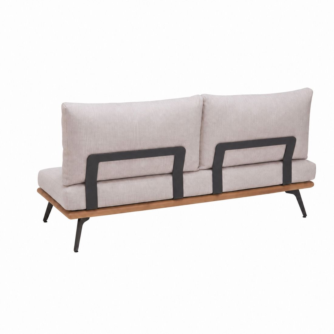 LifestyleGarden Pearl Ecklounge inkl. Loungetisch Aluminium/Teak/Olefin