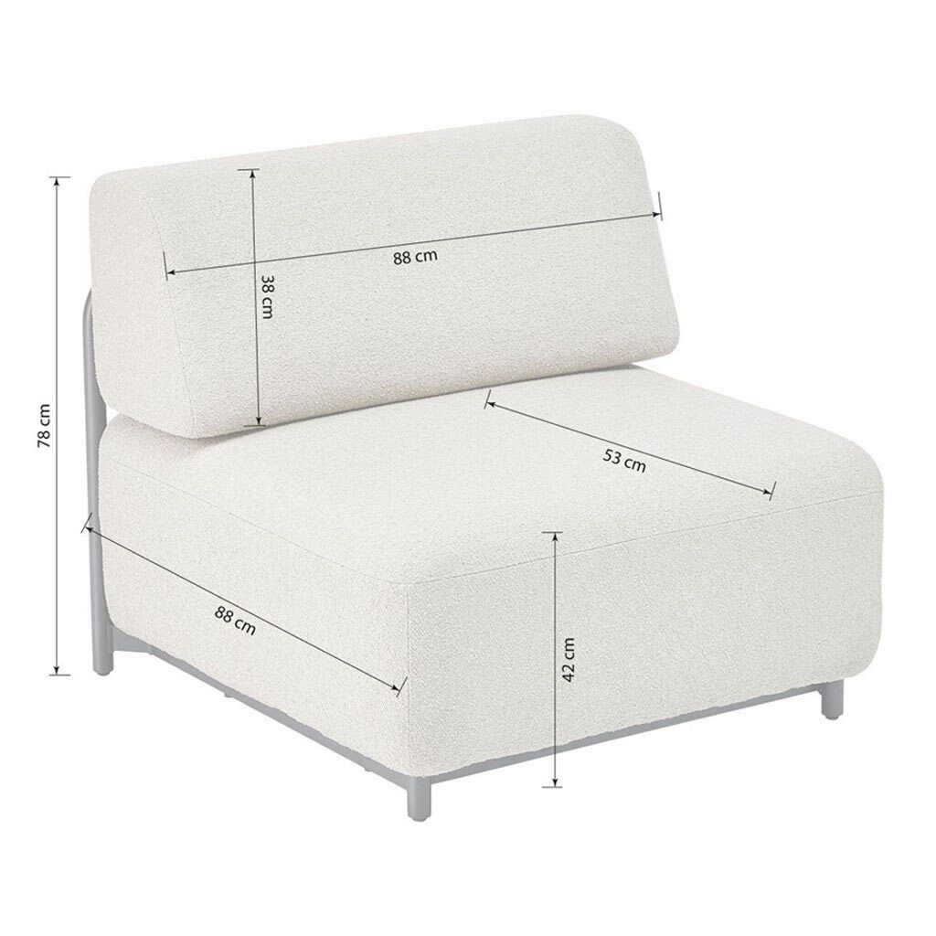 Kettler Tribe Ecklounge inkl. Beistelltische Aluminium/Polyester