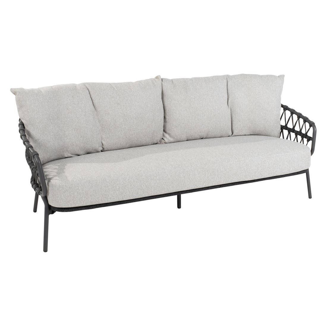 4Seasons Calpi Loungeset inkl. Loungetisch Edelstahl/Rope/Olefin