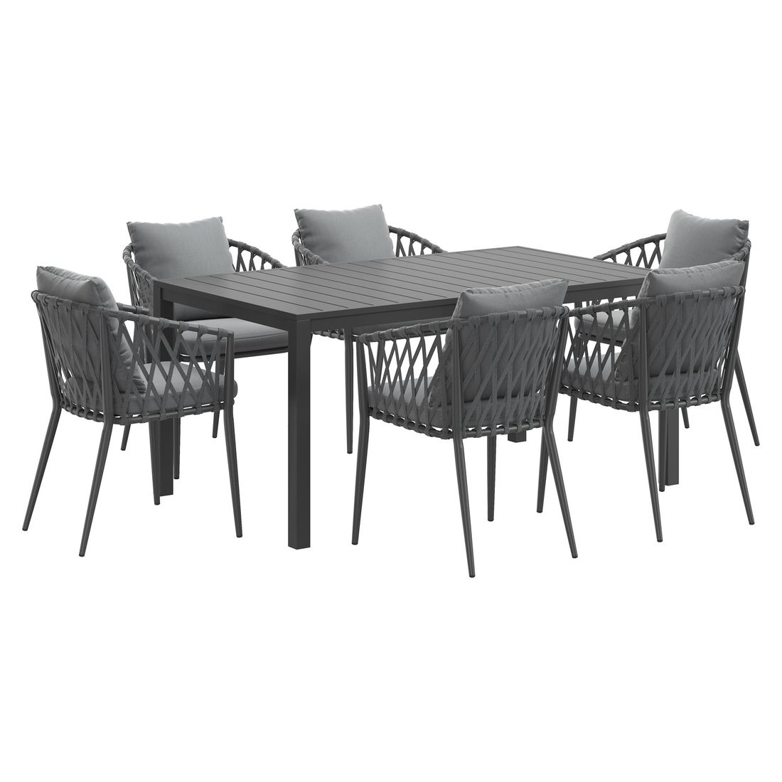 LC Garden Sunrepo Gartenmöbel-Set L (6 Plätze) mit OUTLIV. Tisch 155x90cm