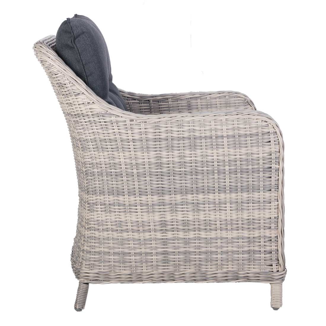 Garden Impressions Milwaukee Loungesessel Geflecht inklusive Kissen