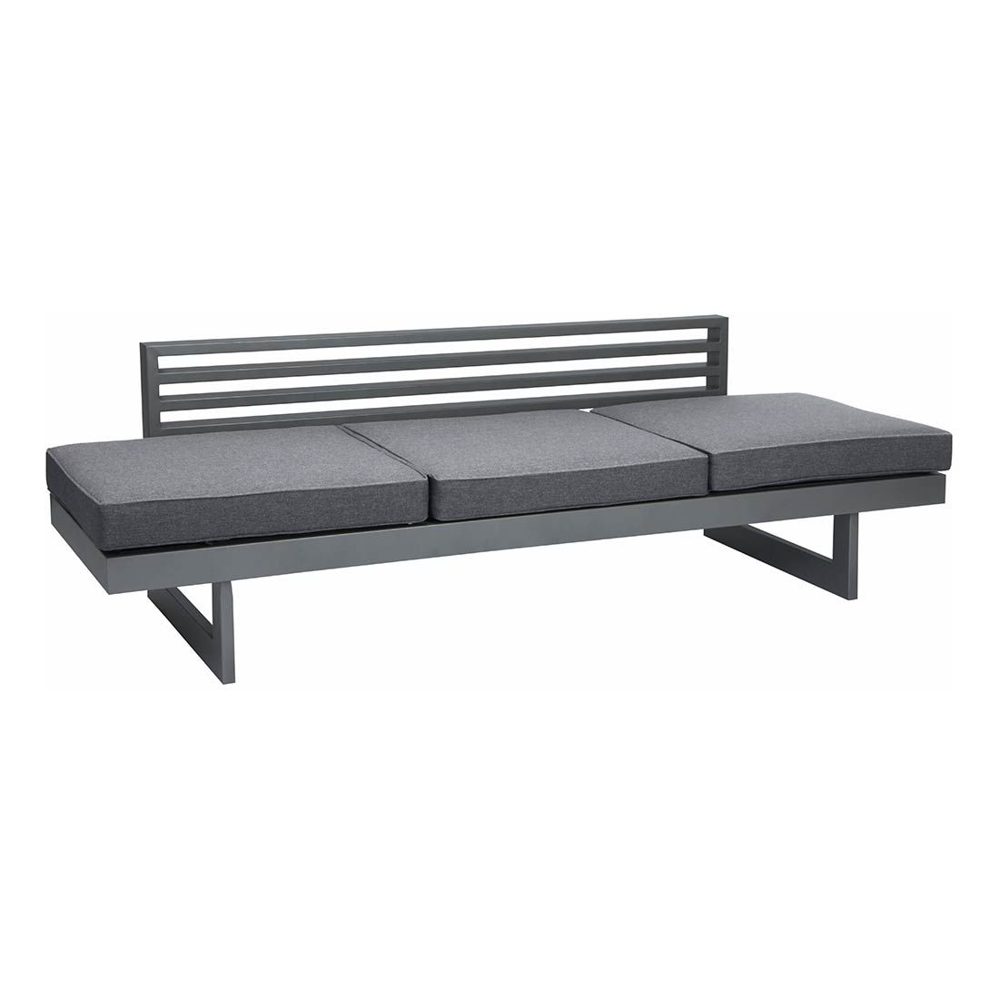 Stern New Holly Gartenloungesofa verstellbar Aluminium/Outdoorstoff