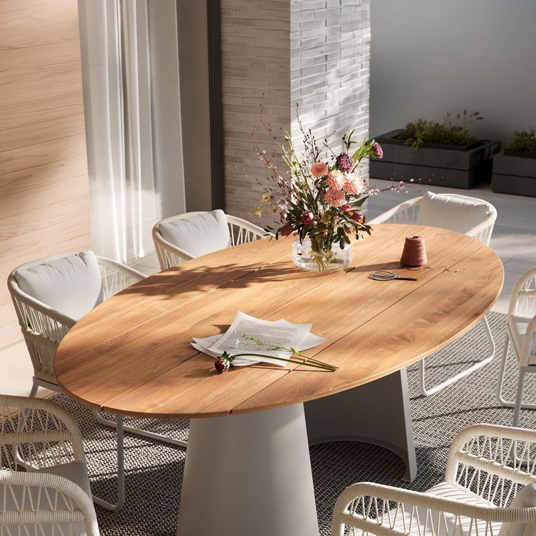 Musterring JustB! Gartentisch Aluminium/Teak