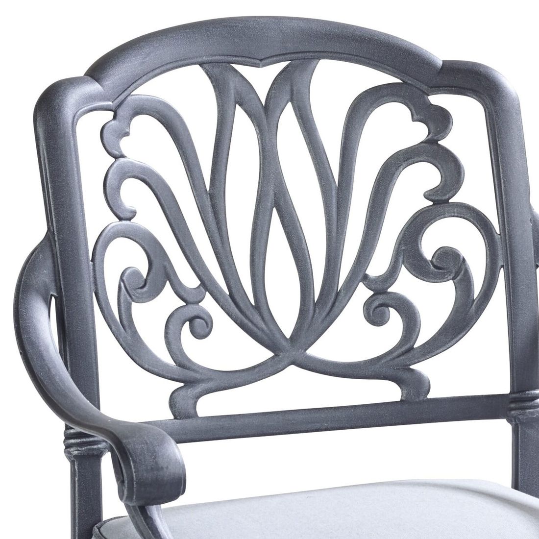 Hartman Amalfi Stapelsessel Aluminiumguss mit Sitzkissen