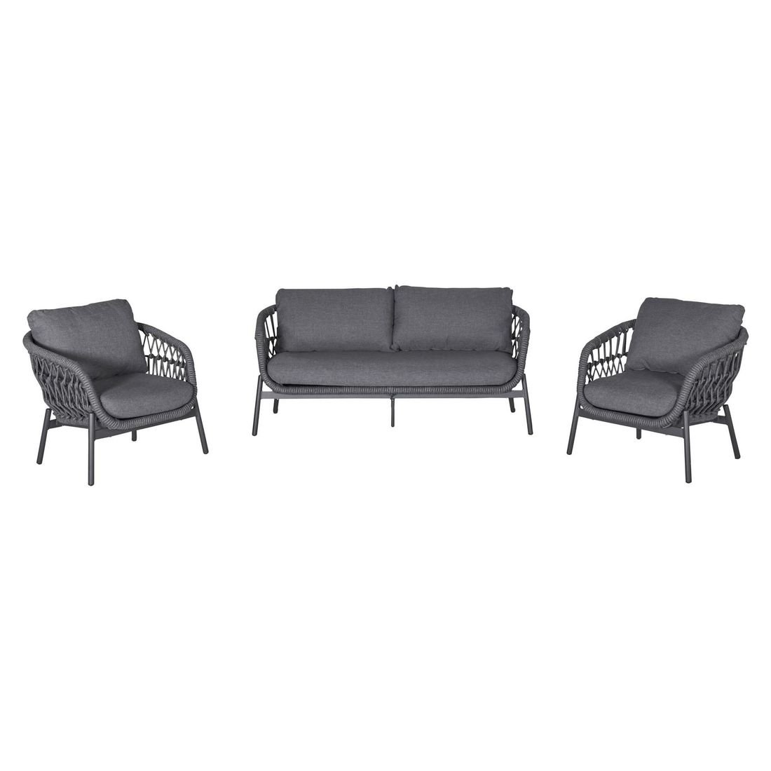 LC Garden Bari Loungeset Aluminium/Rope