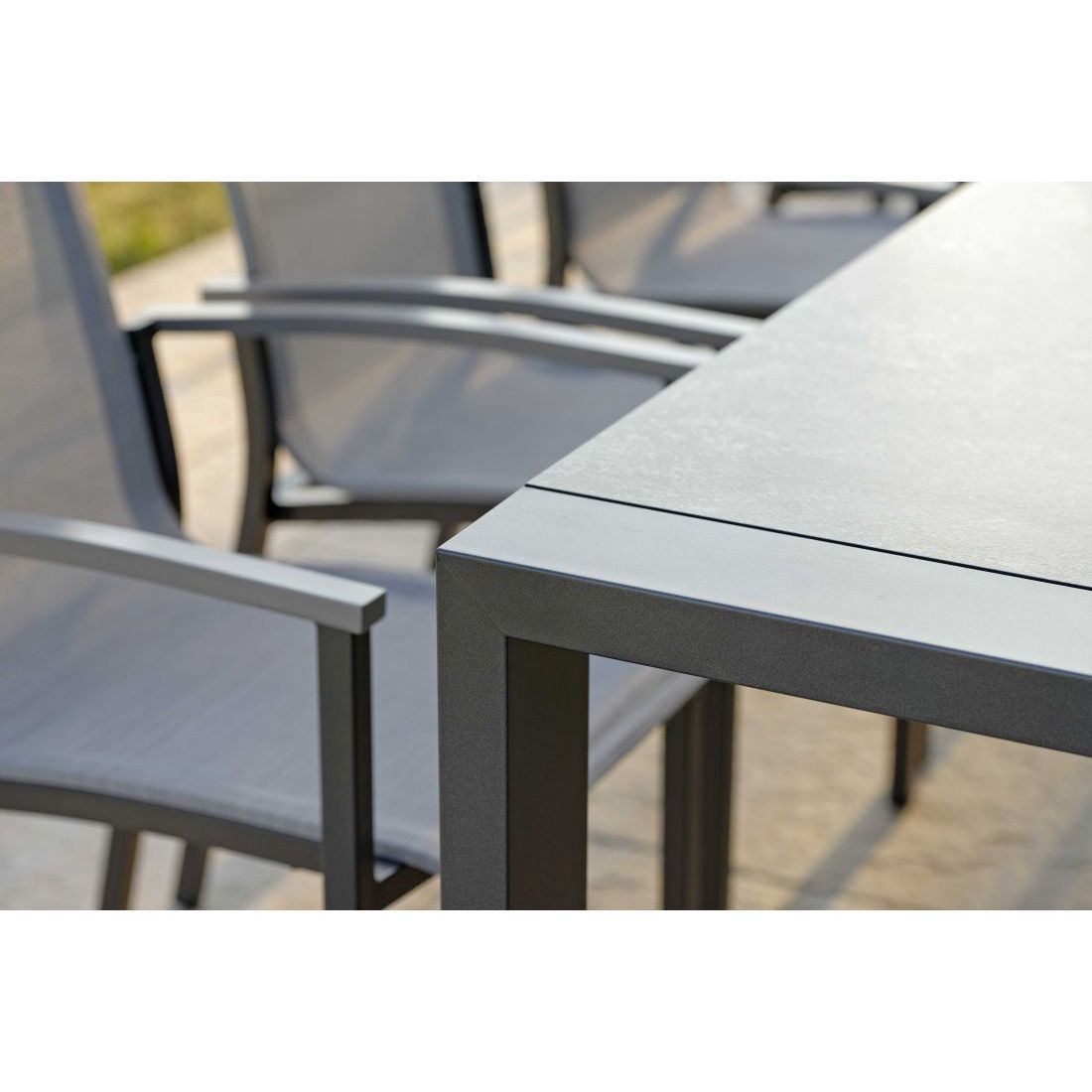 Stern Evoee Stapelsessel Aluminium/Textilene