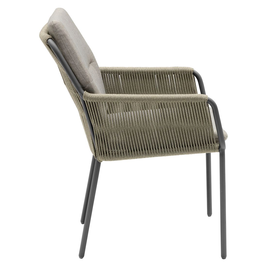 LC Garden Como Gartensessel Aluminium mit Sitz- und Rückenkissen