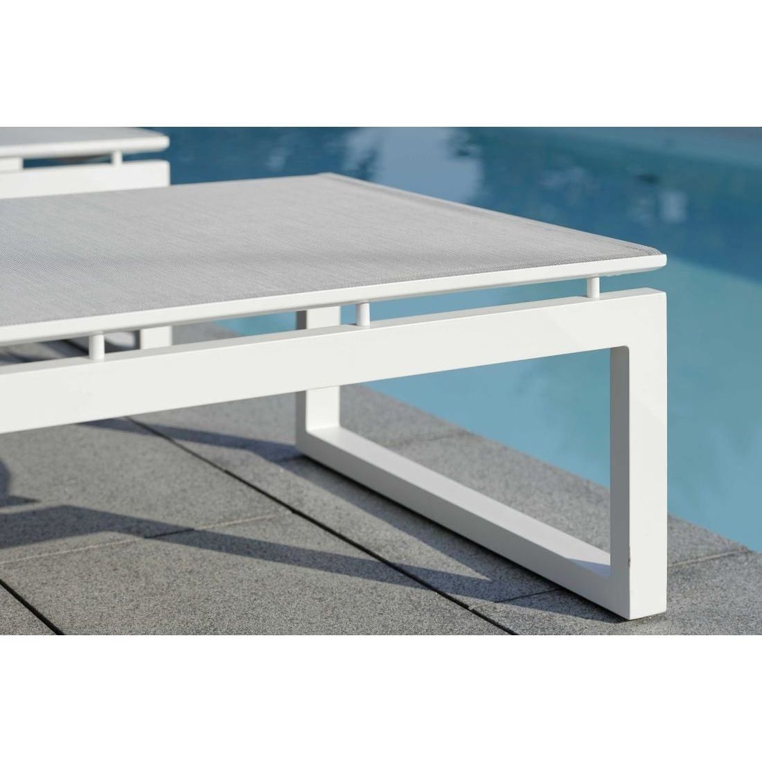 Stern Robin Gartenliege verstellbar Aluminium/Textilene