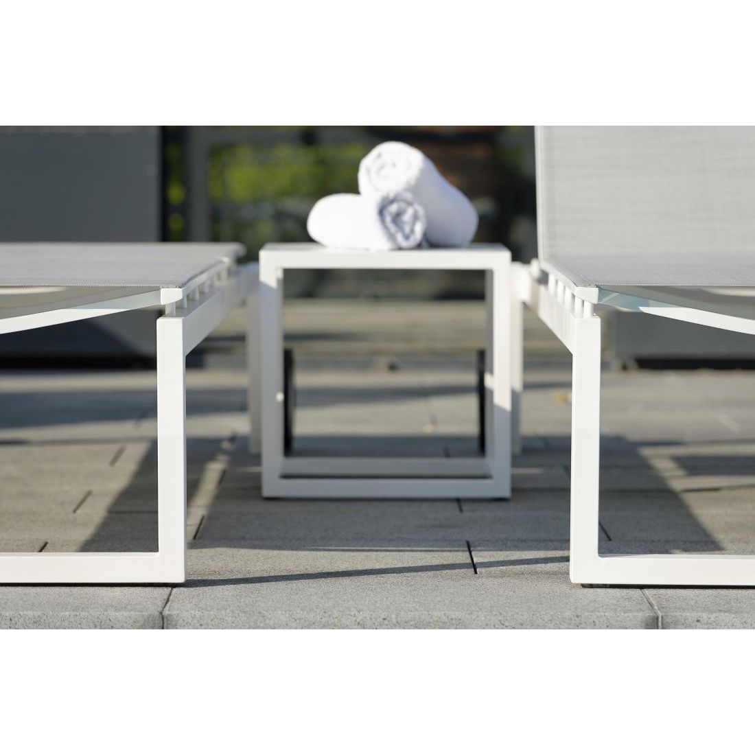 Stern Robin Gartenliege verstellbar Aluminium/Textilene