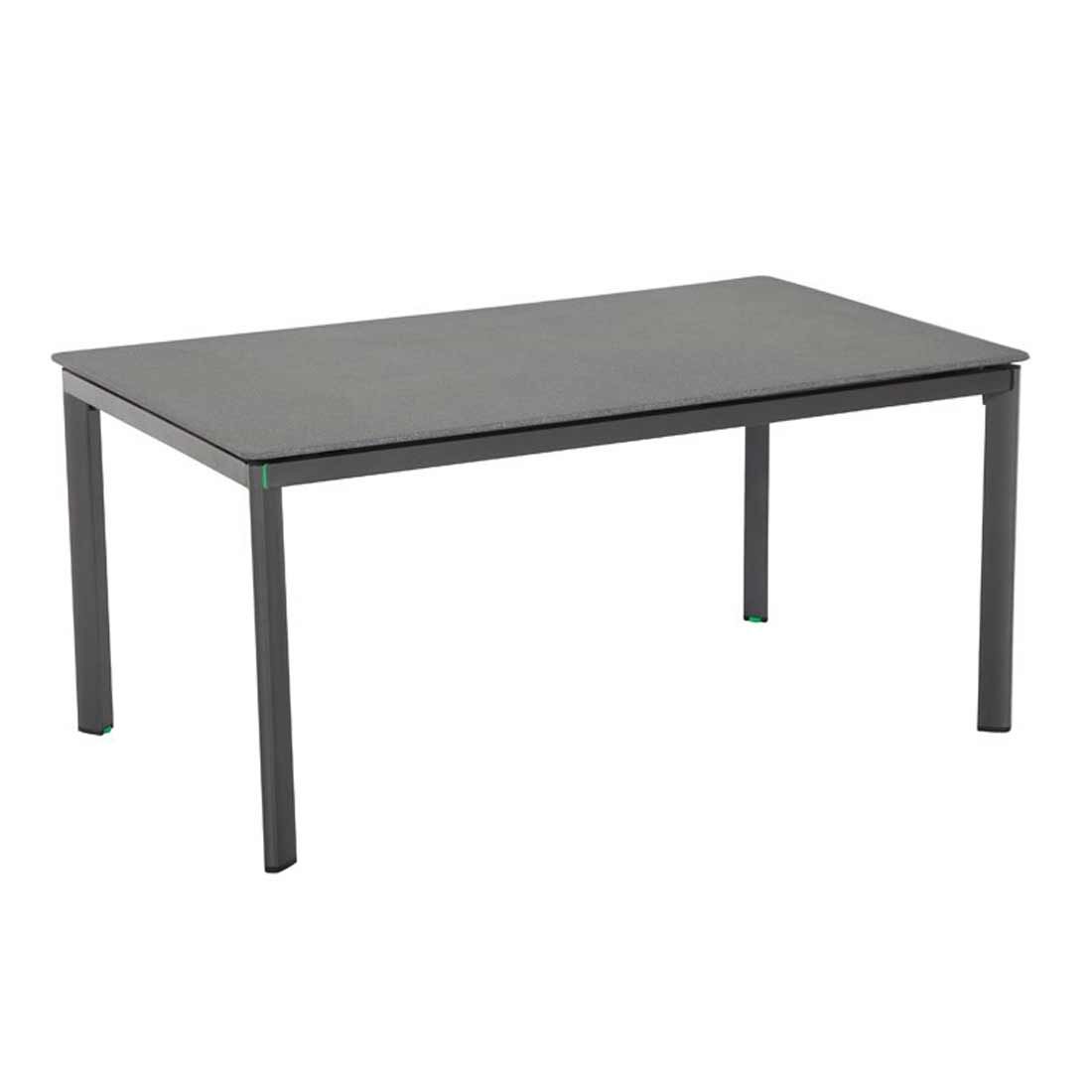 MWH Reno Gartenmöbelset 5tlg mit Alutapo Gartentisch 160x95cm