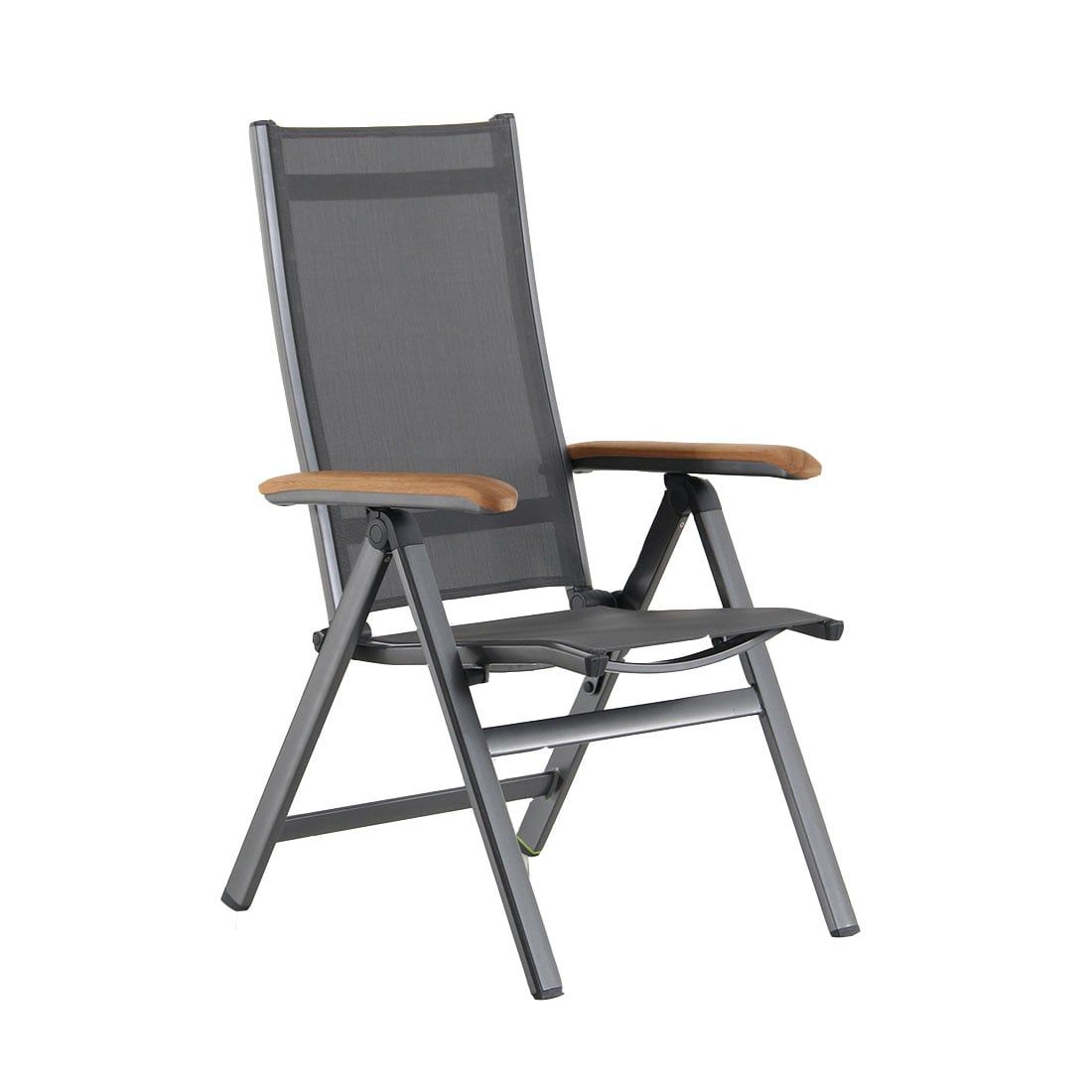 MWH Reno Gartenmöbelset 7tlg mit Alutapo Gartentisch 160x95cm