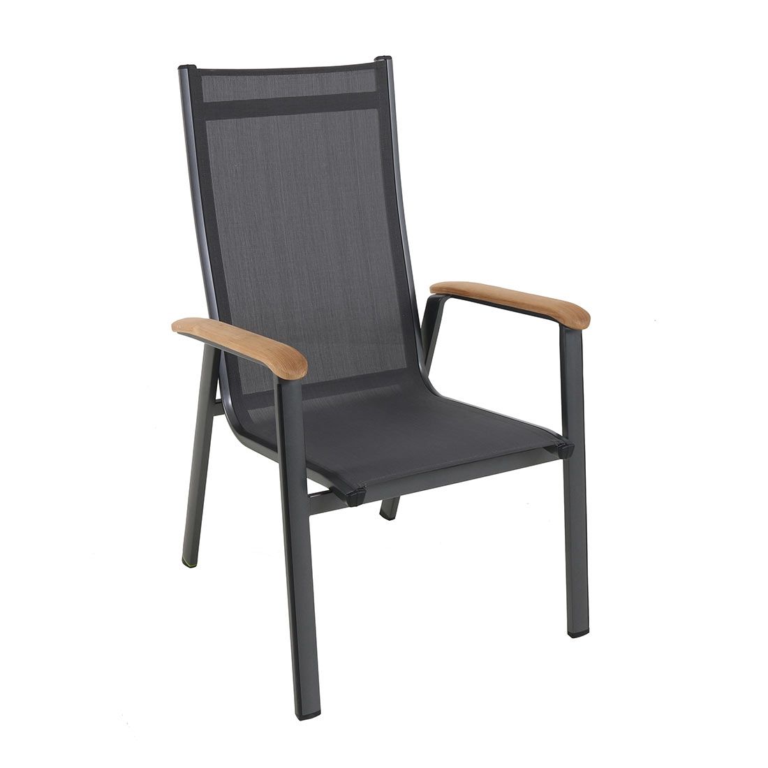 MWH Reno Gartenmöbelset 7tlg mit Alutapo Gartentisch 160x95cm