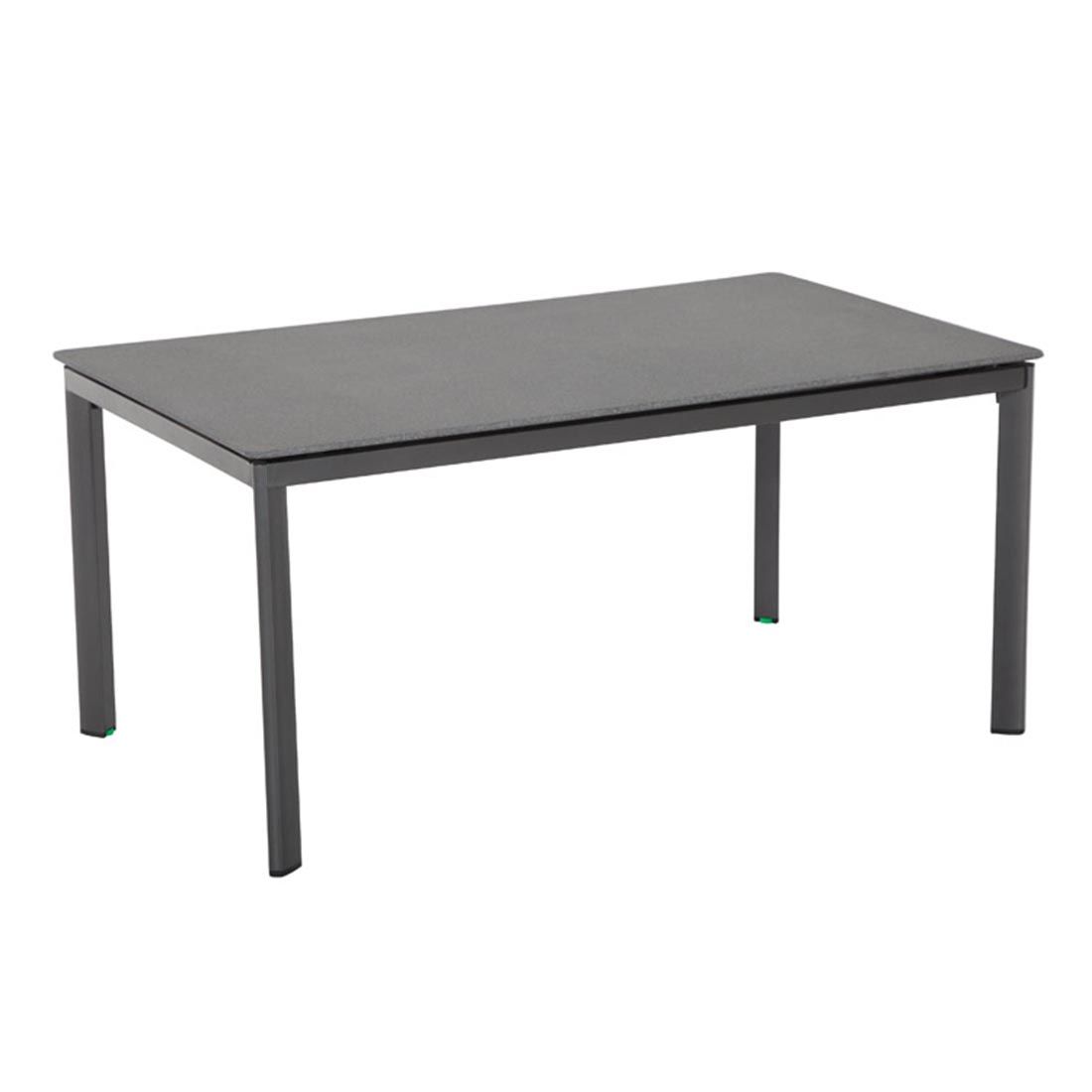 MWH Reno Gartenmöbelset 7tlg mit Alutapo Gartentisch 160x95cm