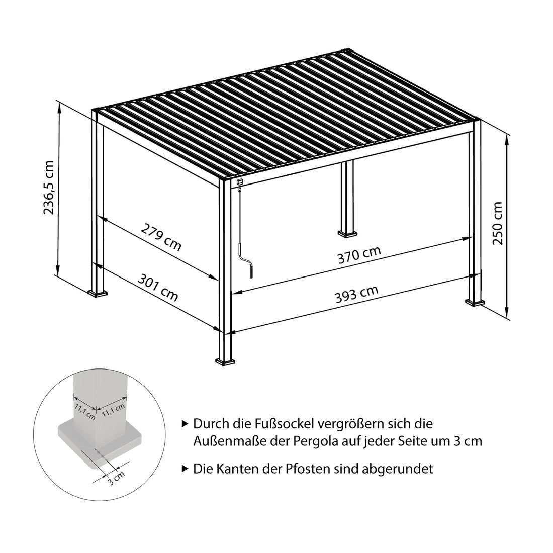 Mirador Premium Gartenpergola