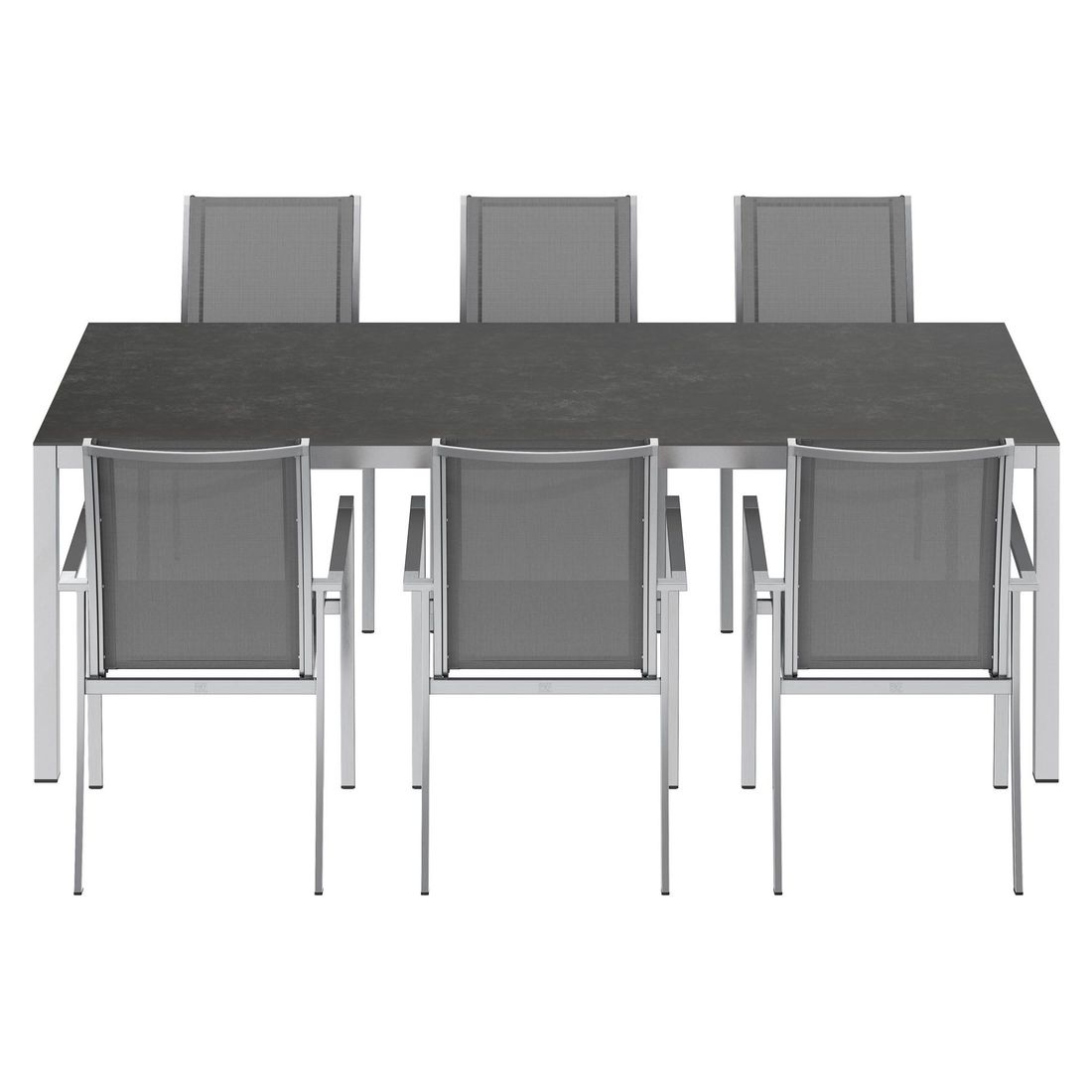 OUTLIV. Oviedo Gartenmöbel-Set L (6 Plätze) Tisch 220x100cm