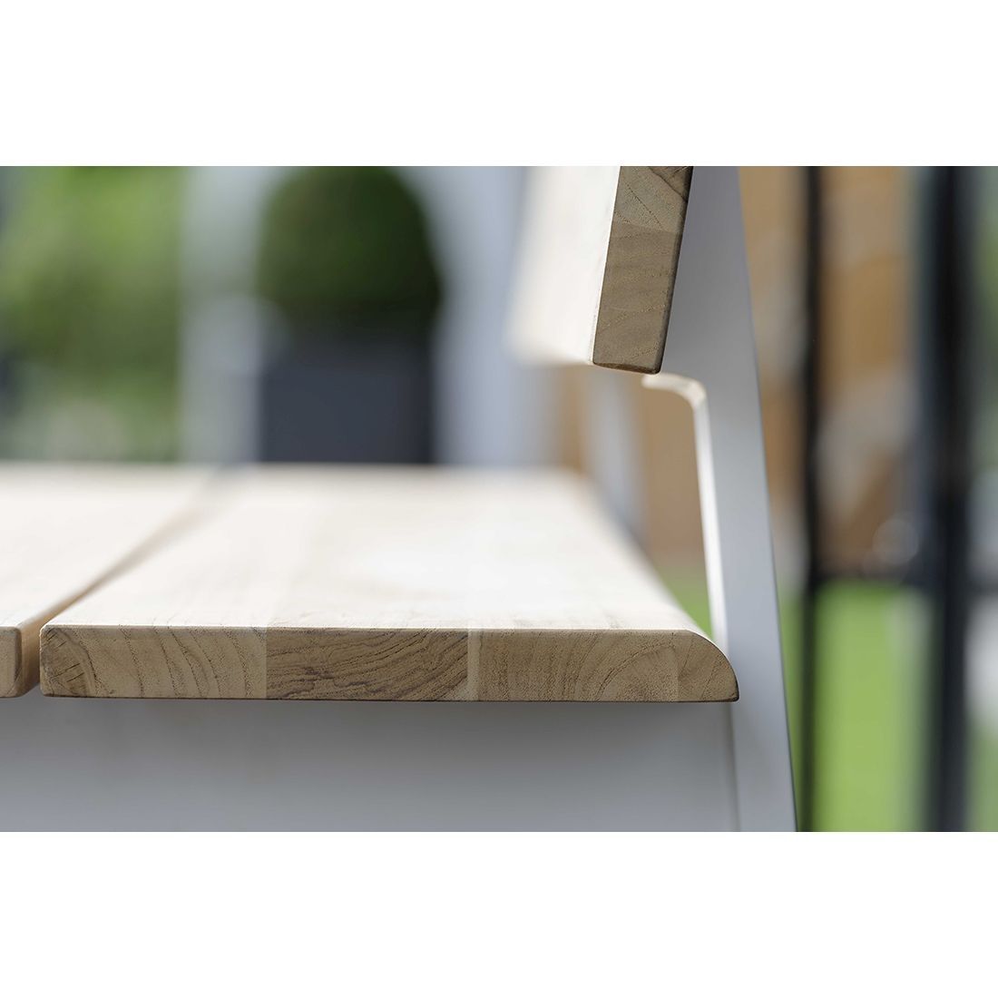 Stern Sam 3-Sitzerbank 160 cm Aluminium/Teak