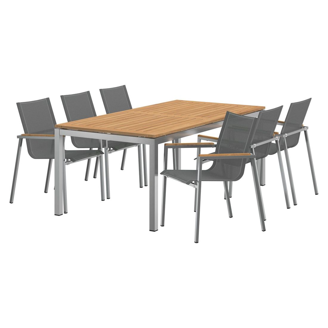 OUTLIV. Rimini Gartenmöbel-Set L (6 Plätze) Tisch 200x100cm