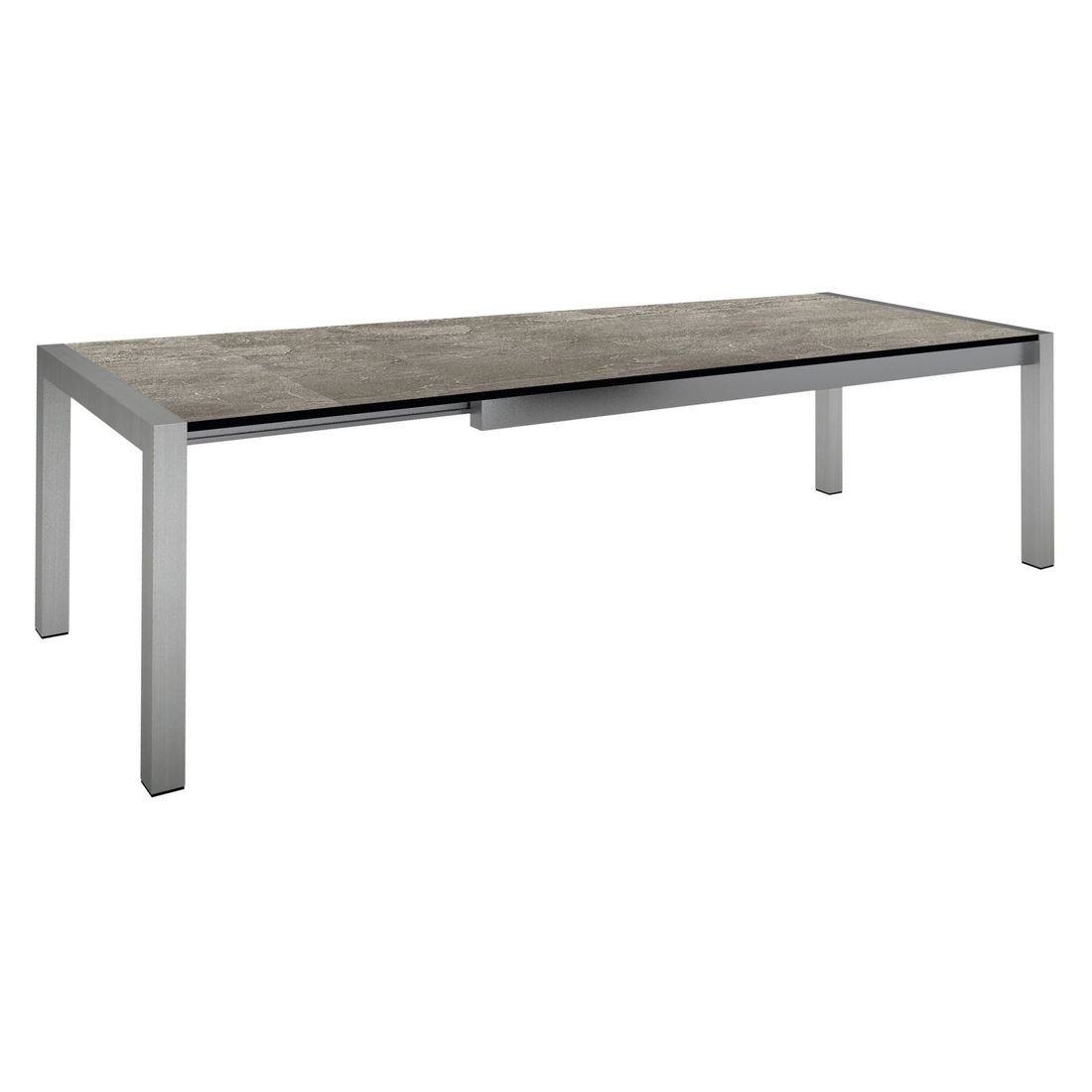 Stern Ausziehtisch 214/294x100cm Edelstahl/Silverstar