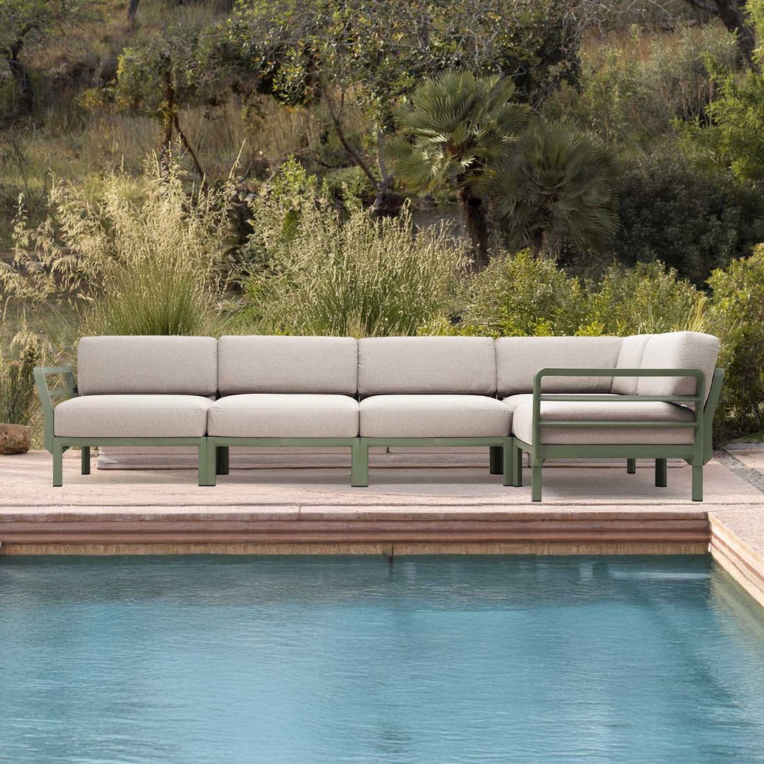 Nardi Maximo Ecklounge Kunststoff/Sunbrella