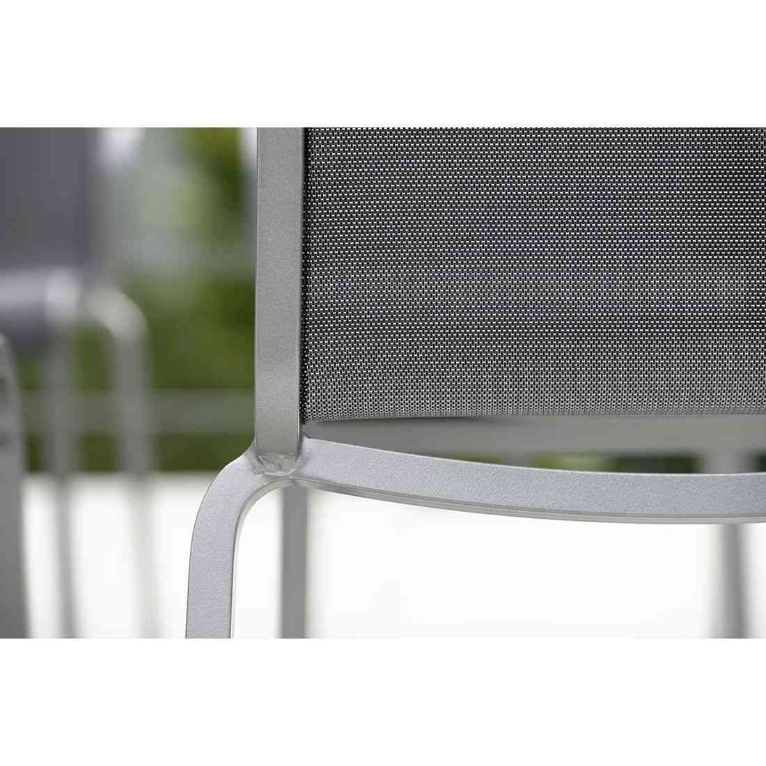Stern Oskar Stapelstuhl Aluminium/Textilene