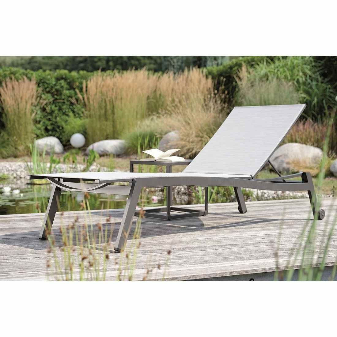 Stern Allround Gartenliege verstellbar Aluminium/Textilene