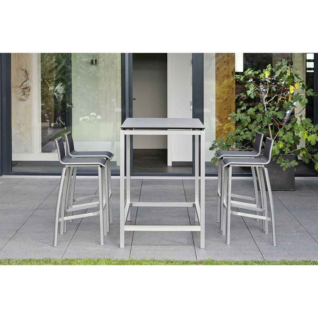 Stern Allround Barstuhl Aluminium/Textilene